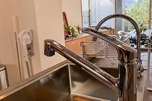 ねんご家高輪邸 2Fキッチン水栓